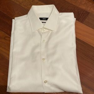 NWT Men’s boss hugo boss slim fit tuxedo shirt